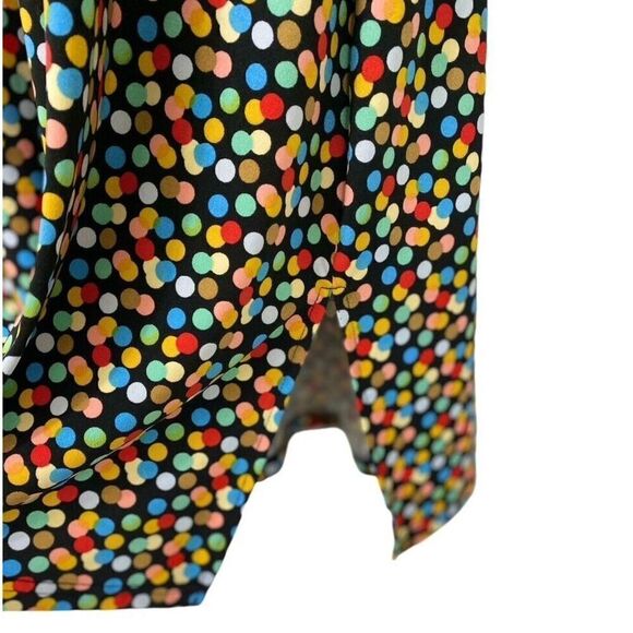 Ulla Popken Matte Jersey 1-Button V-Neck Jacket Cardigan Polka Dot Size US 20/22 - Picture 5 of 11